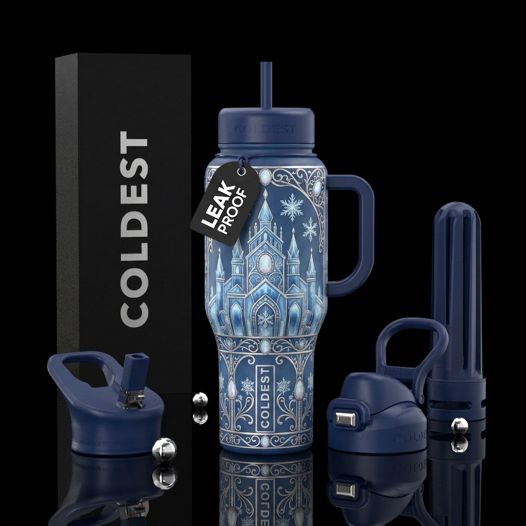 Winter Palace water bottle design