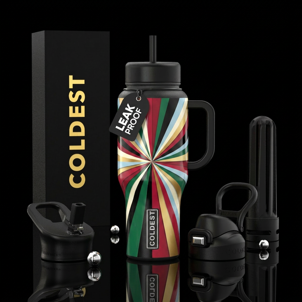 Radiant Heritage water bottle design