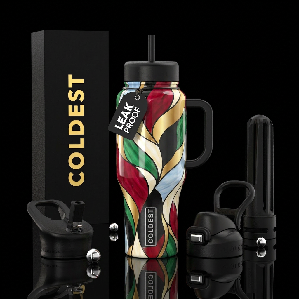 Mosaic Unity water bottle design