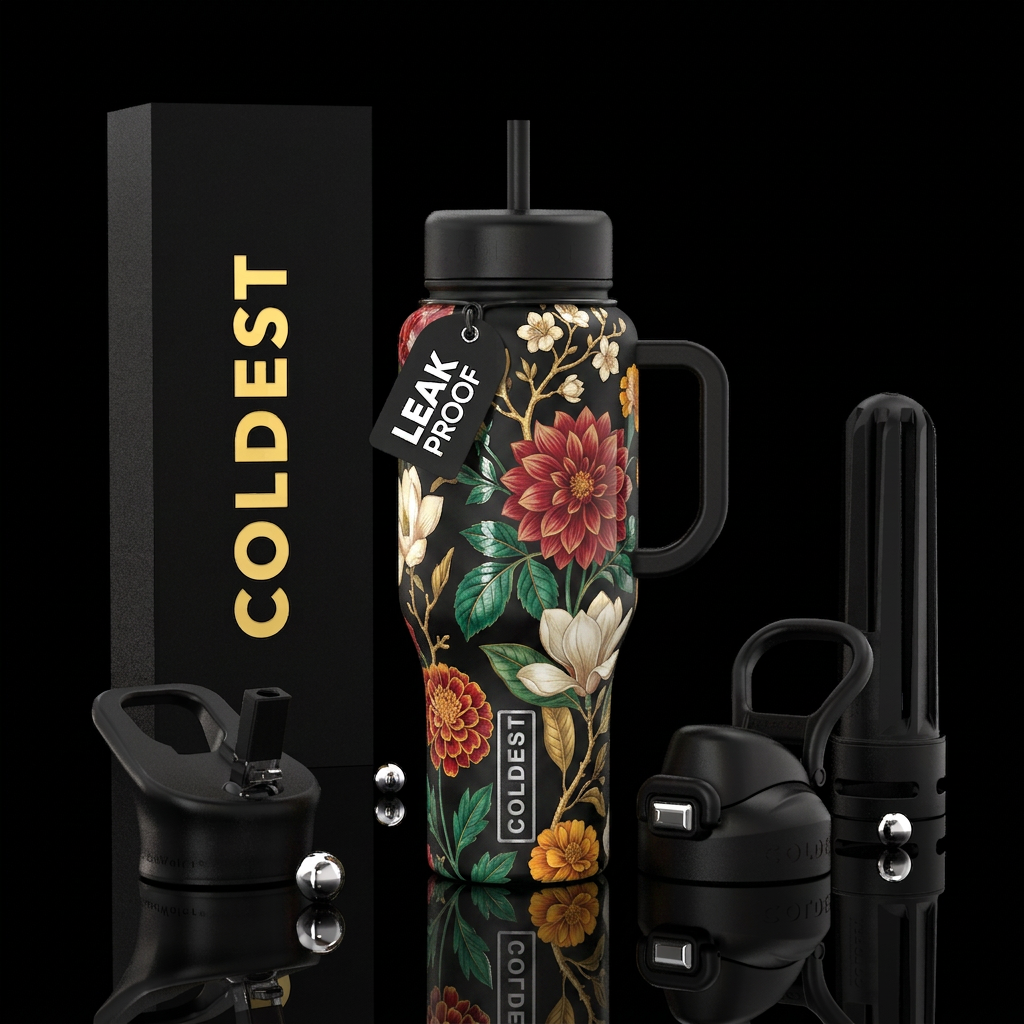 Heritage Bloom water bottle design