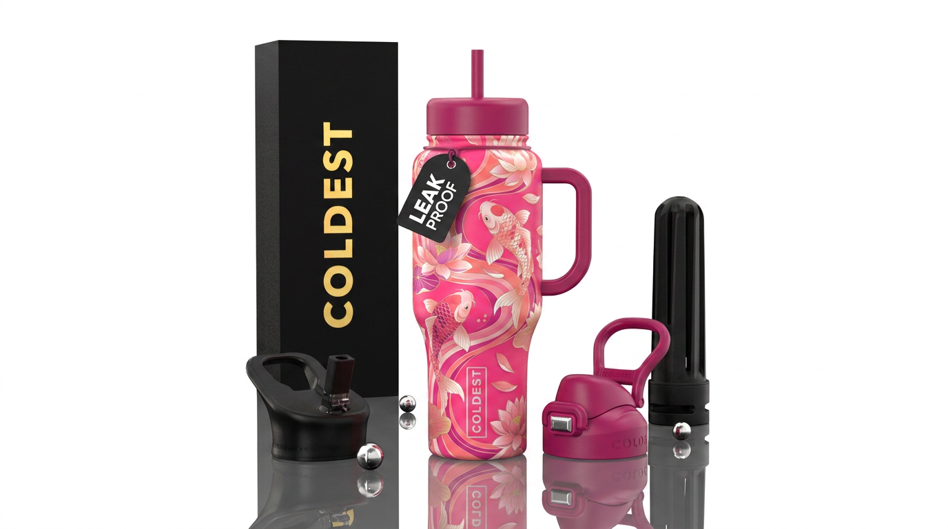 Lotus Tide water bottle design
