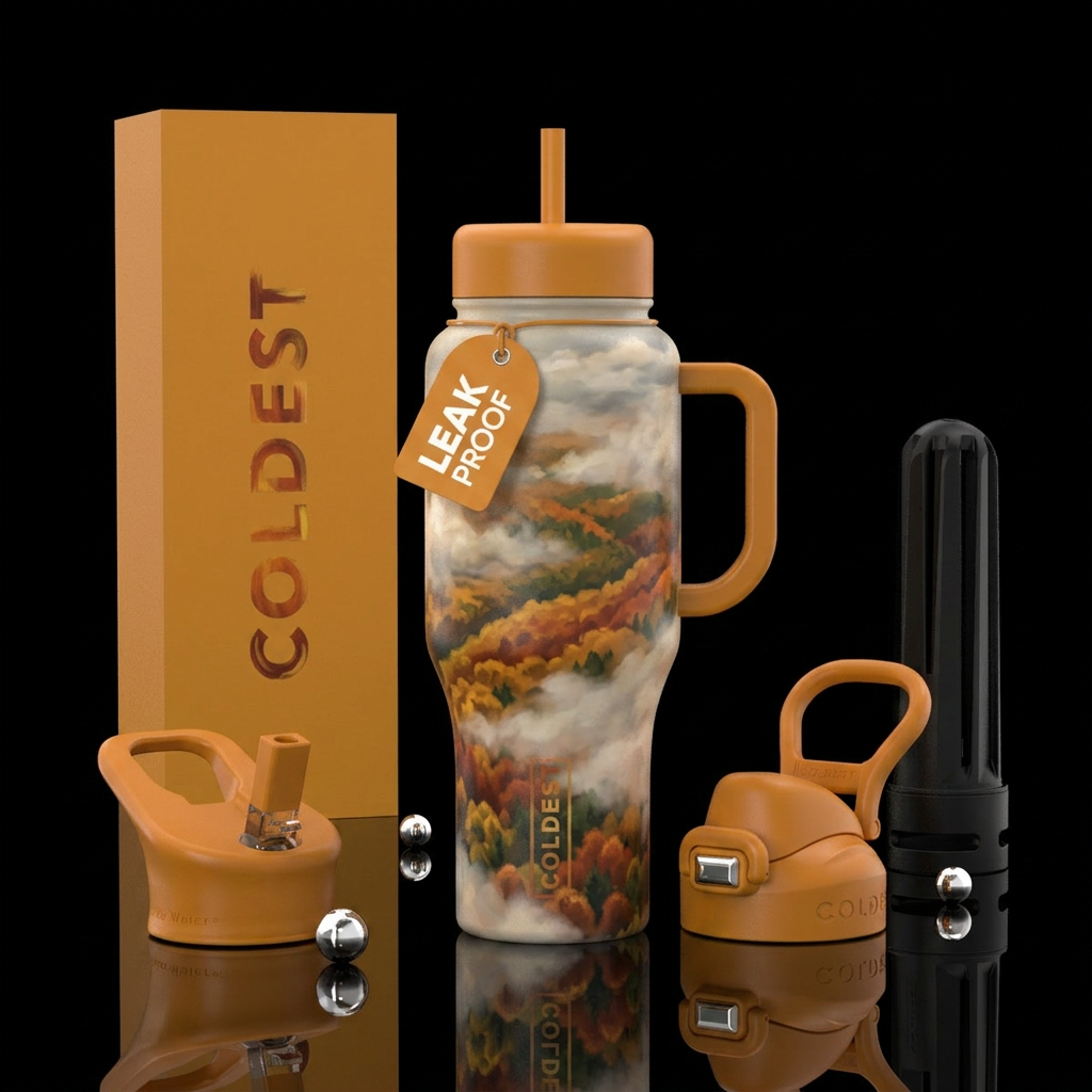 Maple Horizon water bottle design