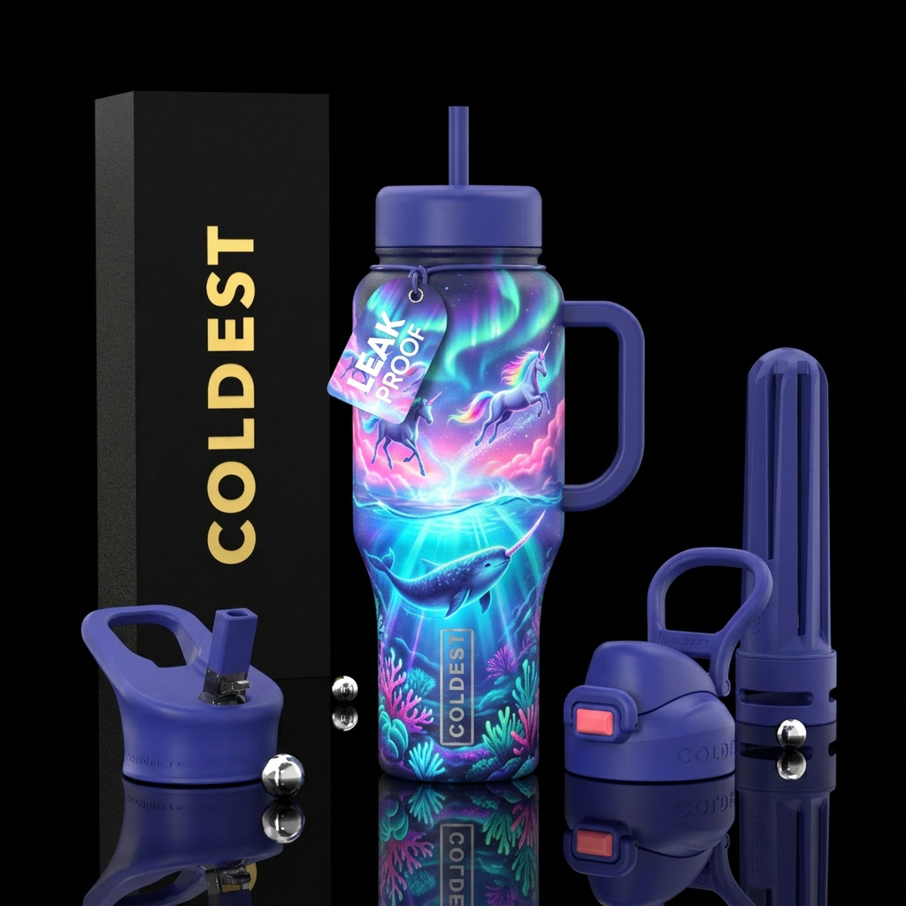 Radiant Realms 2 water bottle design