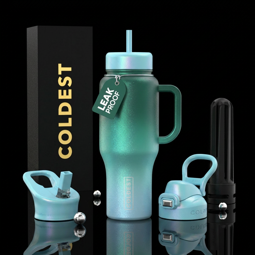 Glacial Jade water bottle design