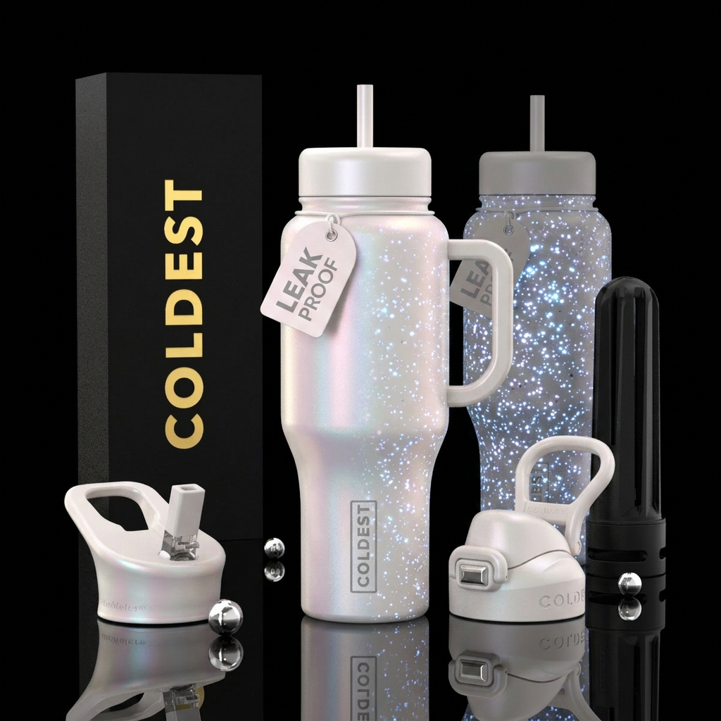 Cloud Pearl glowie water bottle design