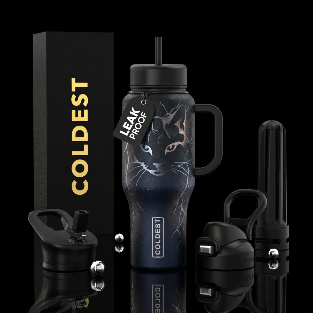 Lunar Flux water bottle design