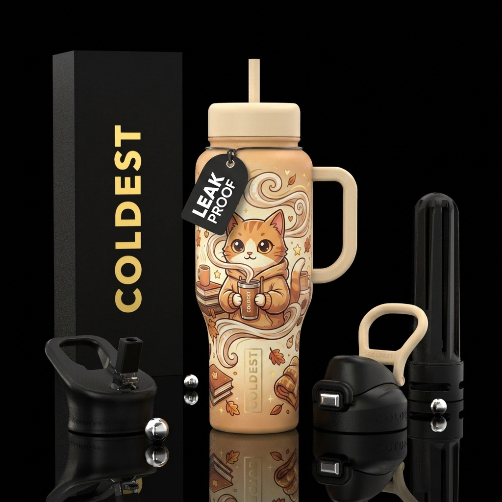 Cozy Ember water bottle design