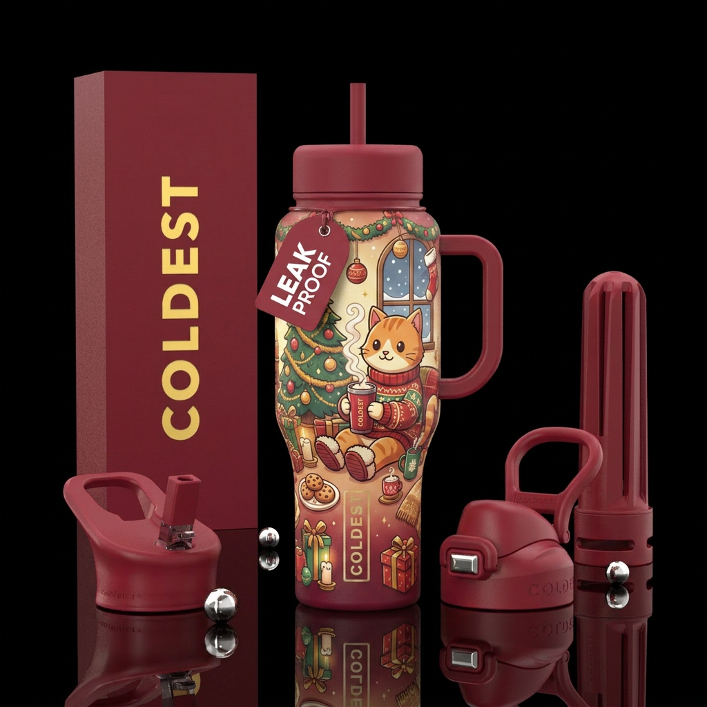 Merry Ember water bottle design