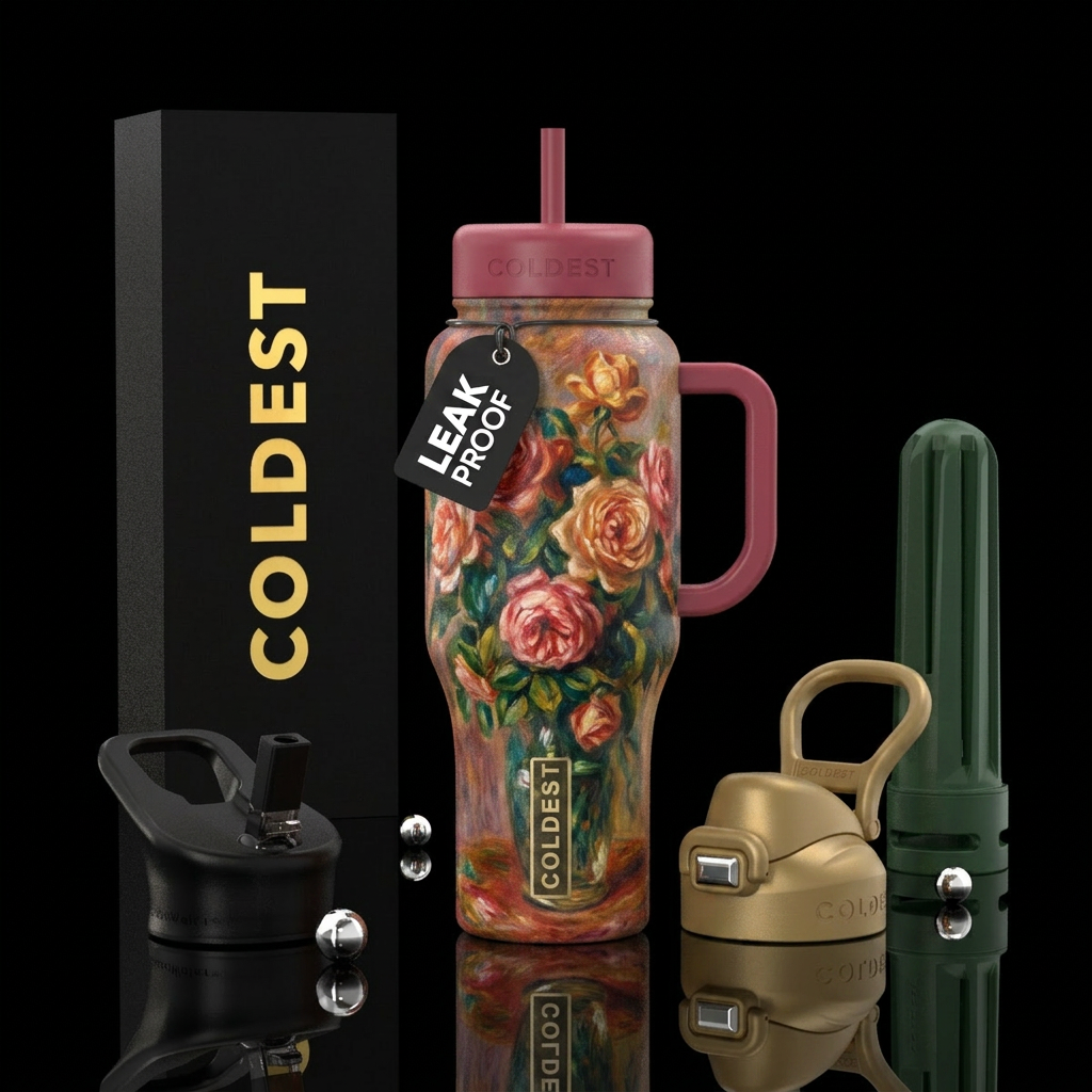 Roselight Bloom water bottle design