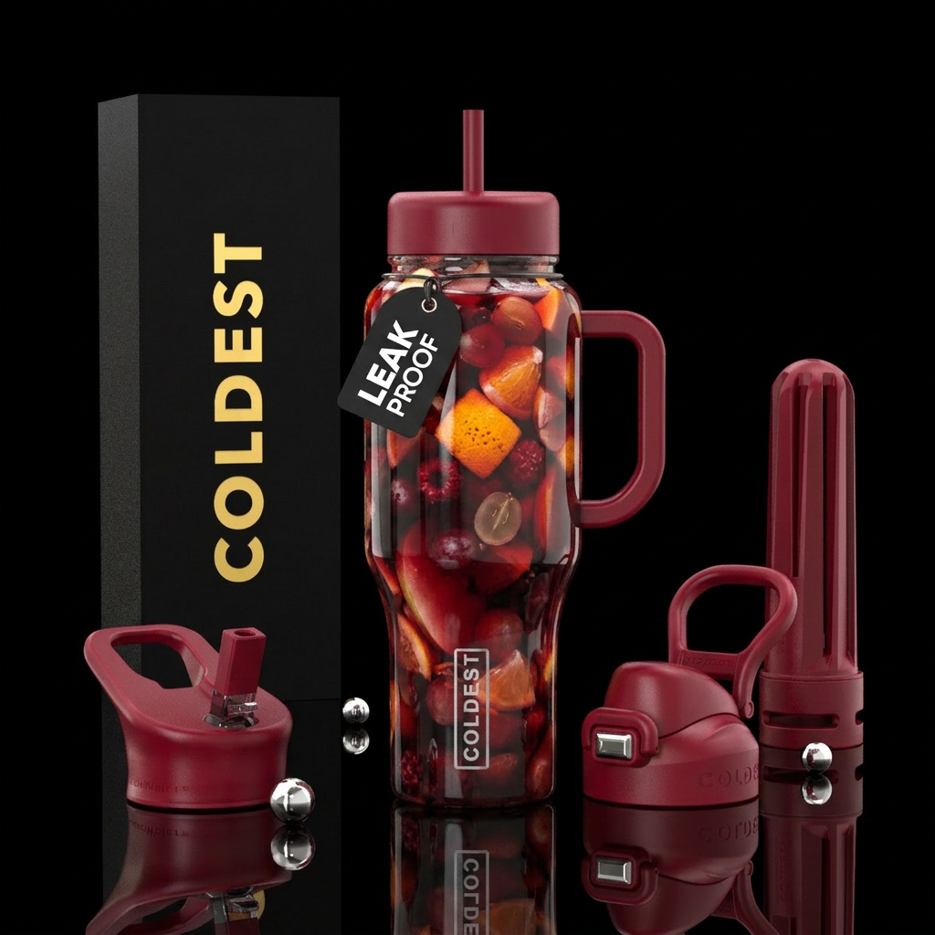 Vineyard Rouge water bottle design