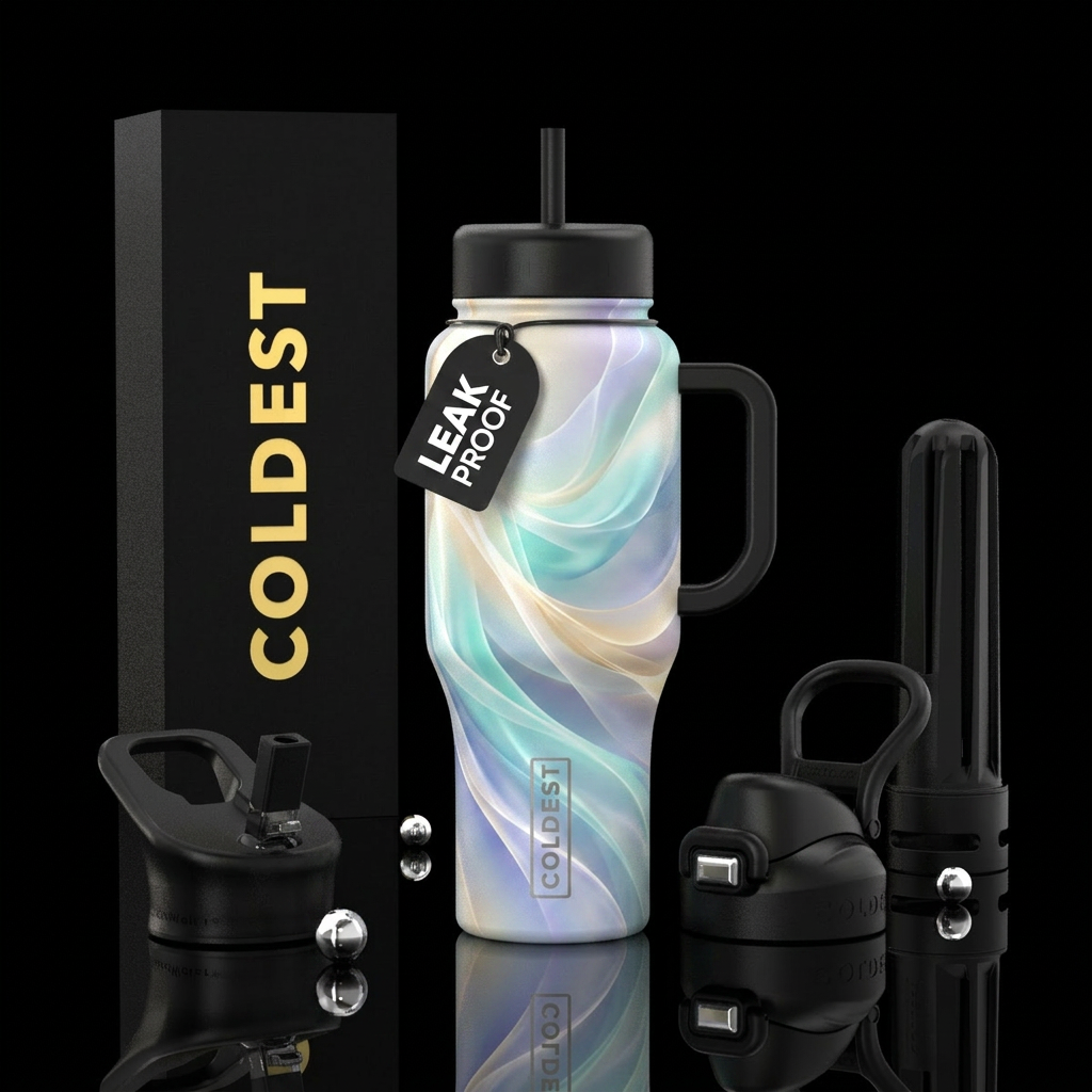 Luminous Calling water bottle design