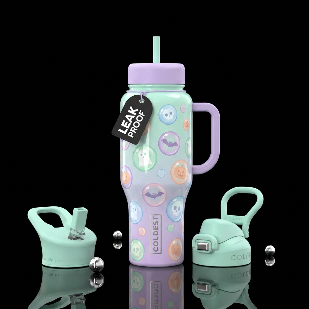 Halloween Pop water bottle design
