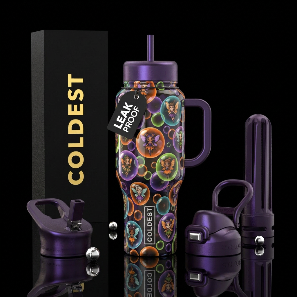 Halloween Fae Pop 2 water bottle design