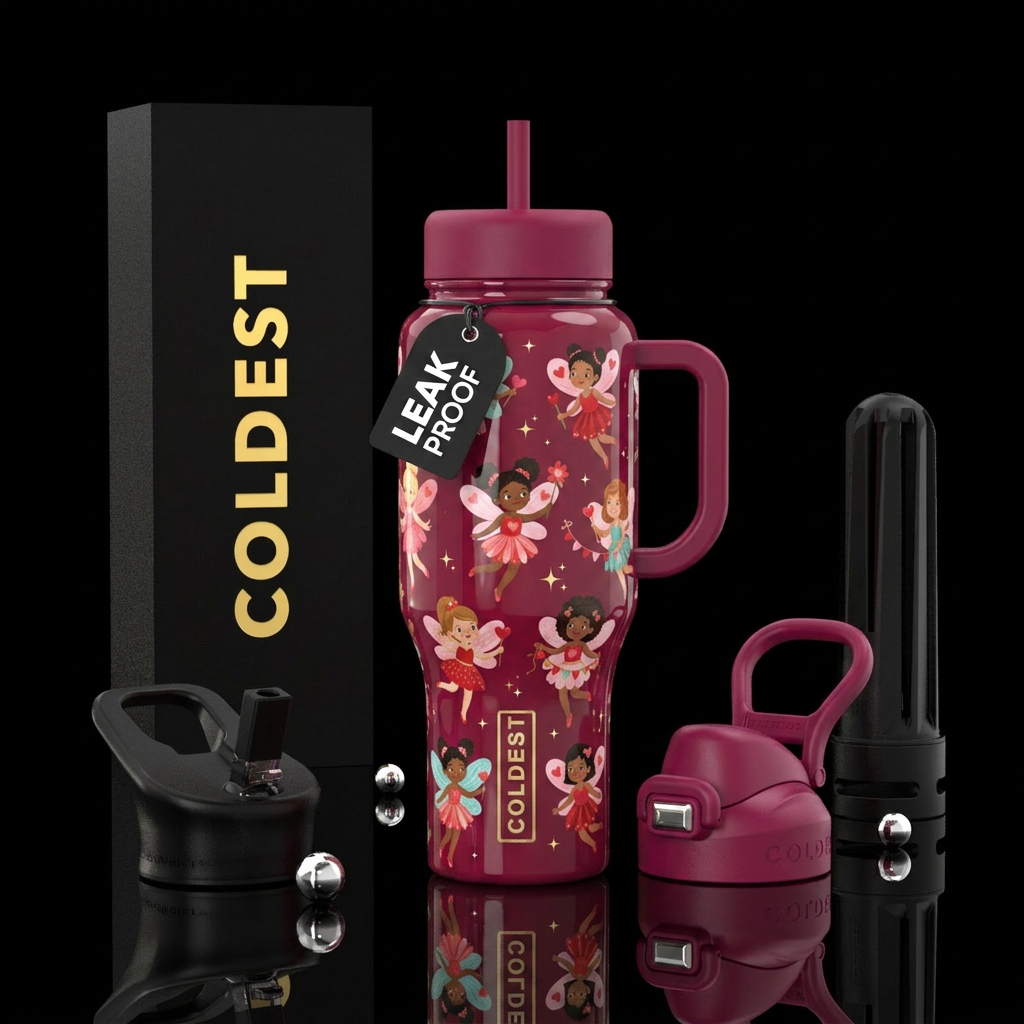 Valentine's Fae 2 water bottle design