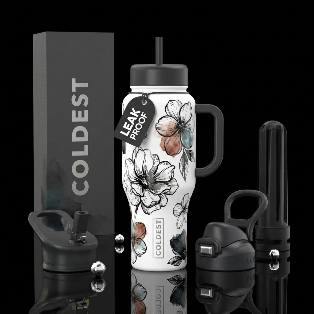 Slate & Stem water bottle design