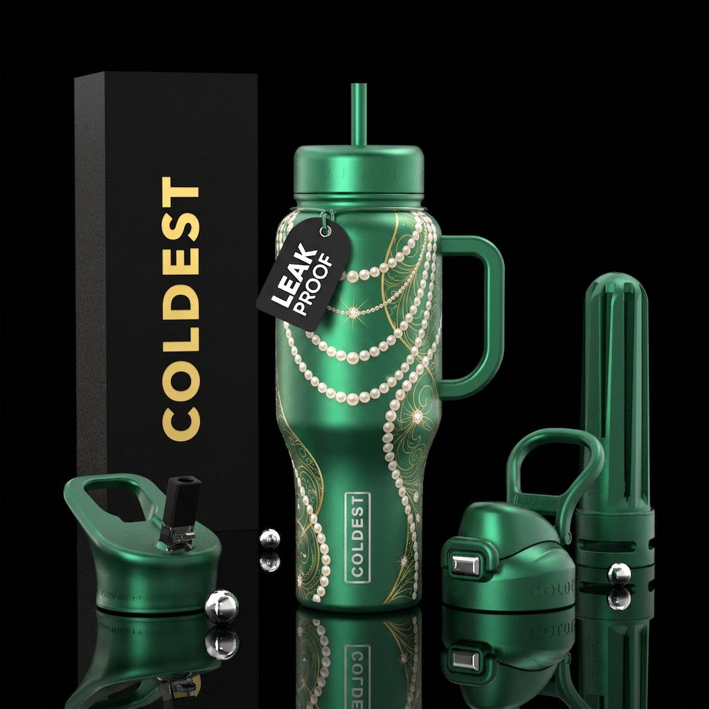 Verdant Couture water bottle design
