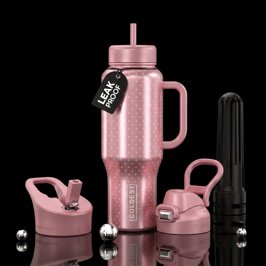 Blush Dress water bottle design