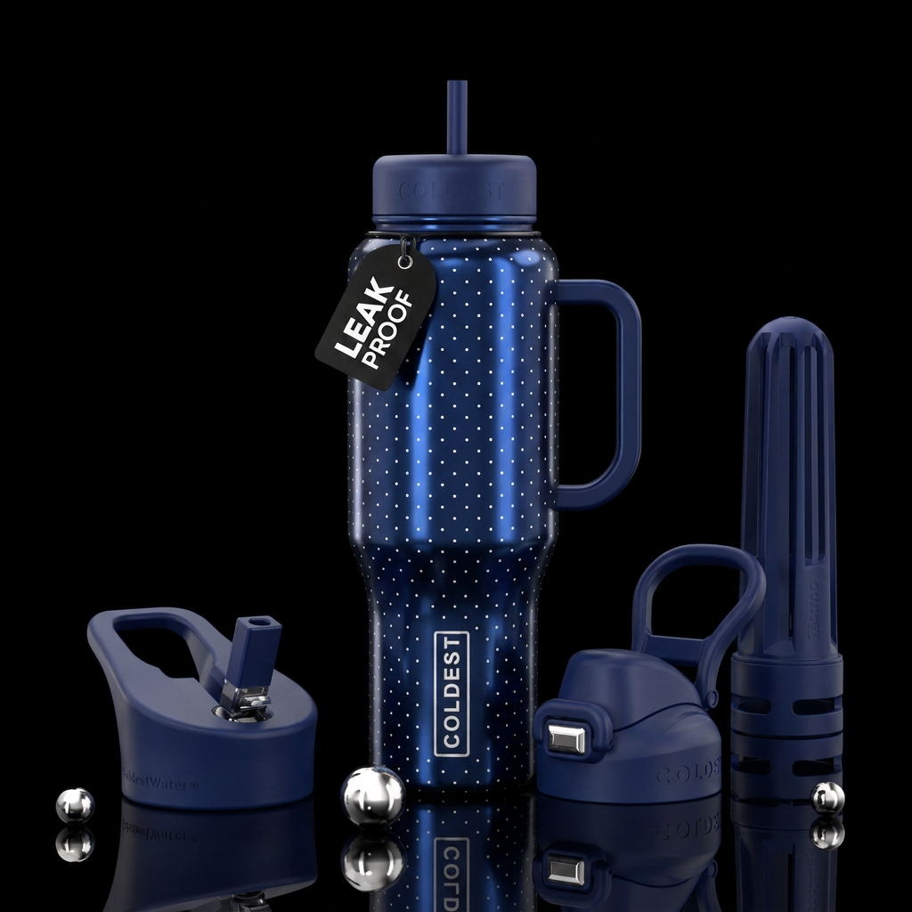 Sapphire Dress water bottle design