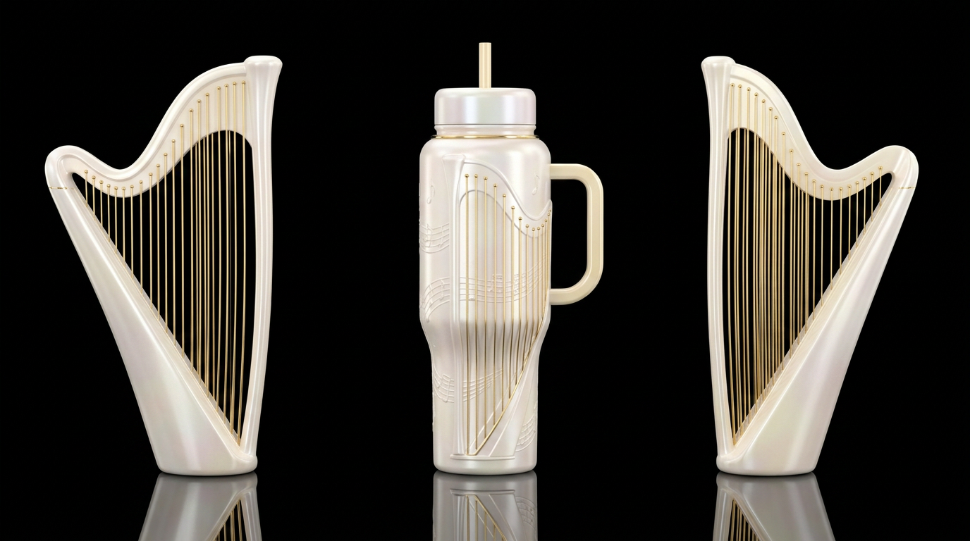 Ethereal Sonata water bottle design
