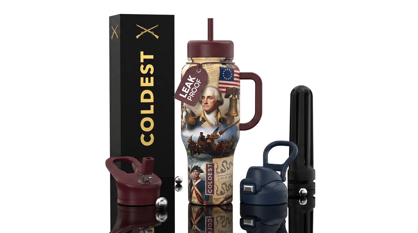 US Revolutionary war water bottle design