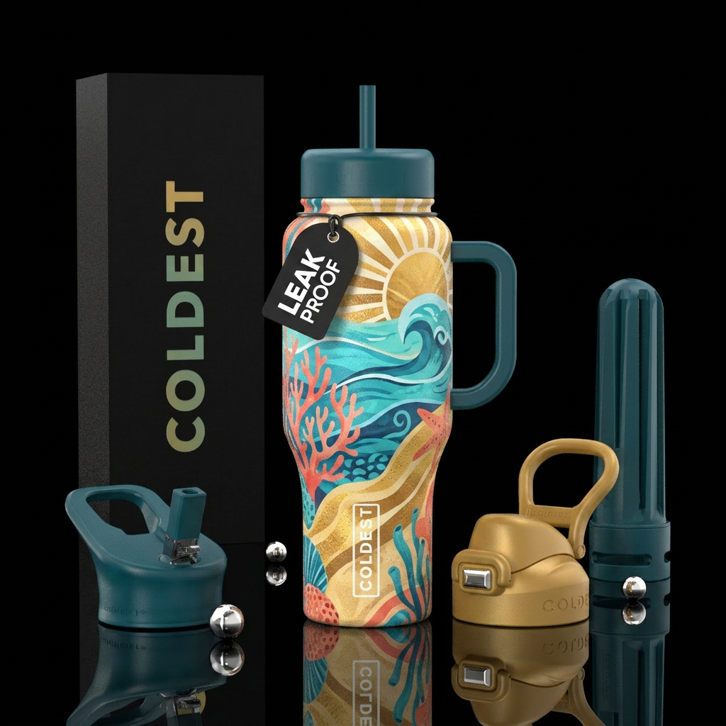 Summer water bottle design
