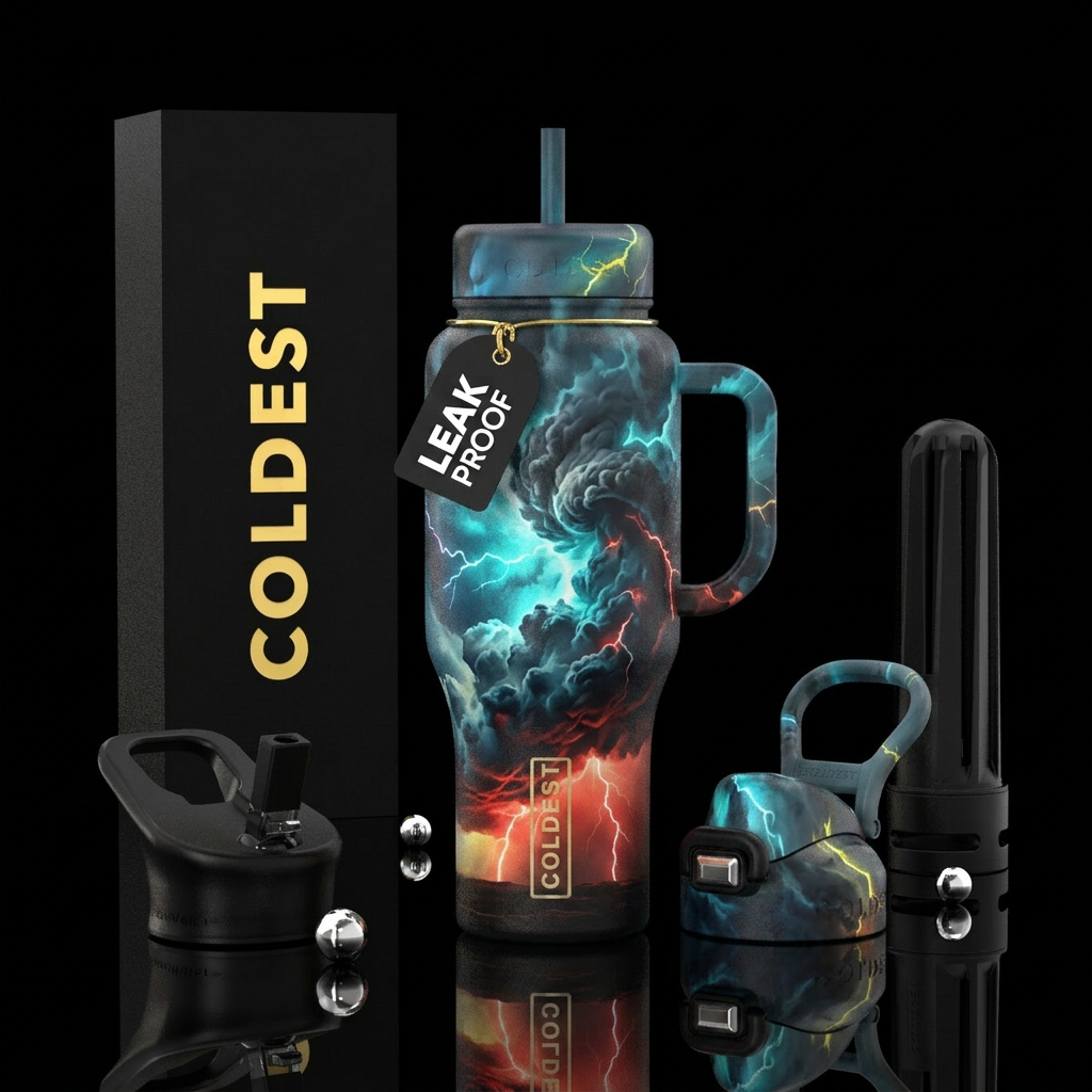 Super Cell Storm water bottle design