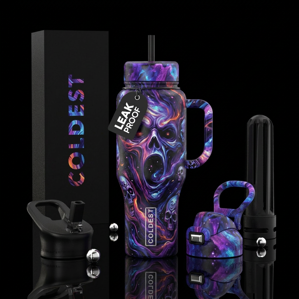 Midnight Scream water bottle design