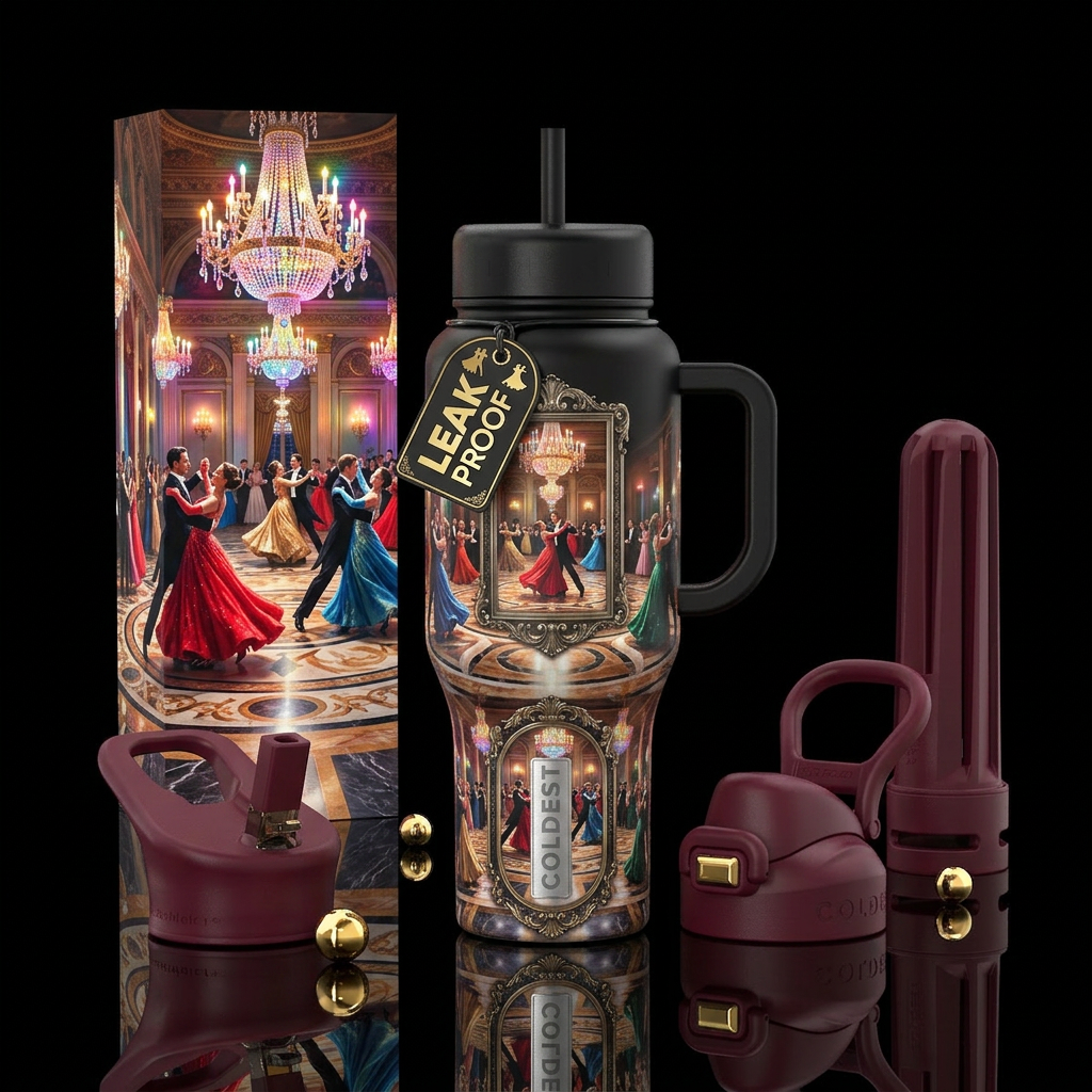 Ballroom water bottle design