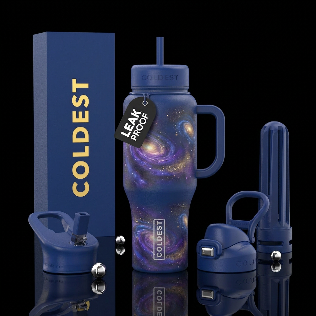 Subtle magic water bottle design