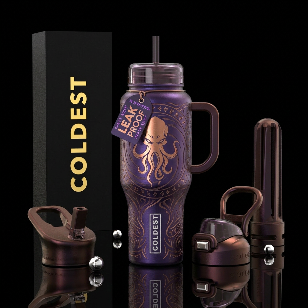 Mindflayer water bottle design