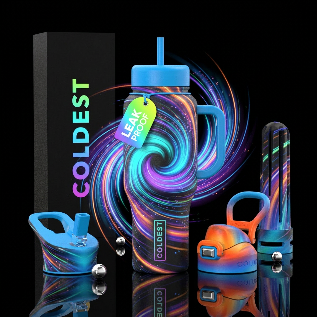 Centrifugal force water bottle design