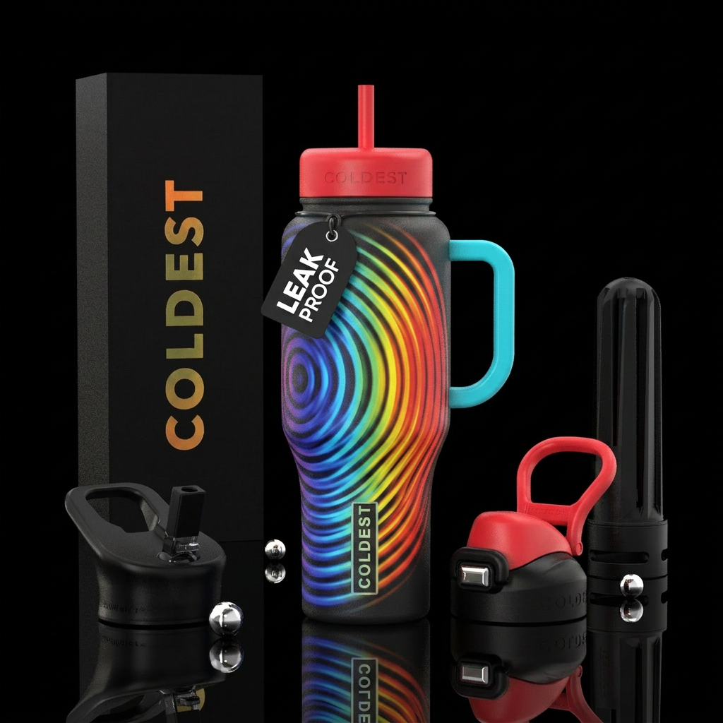 Doppler effect water bottle design