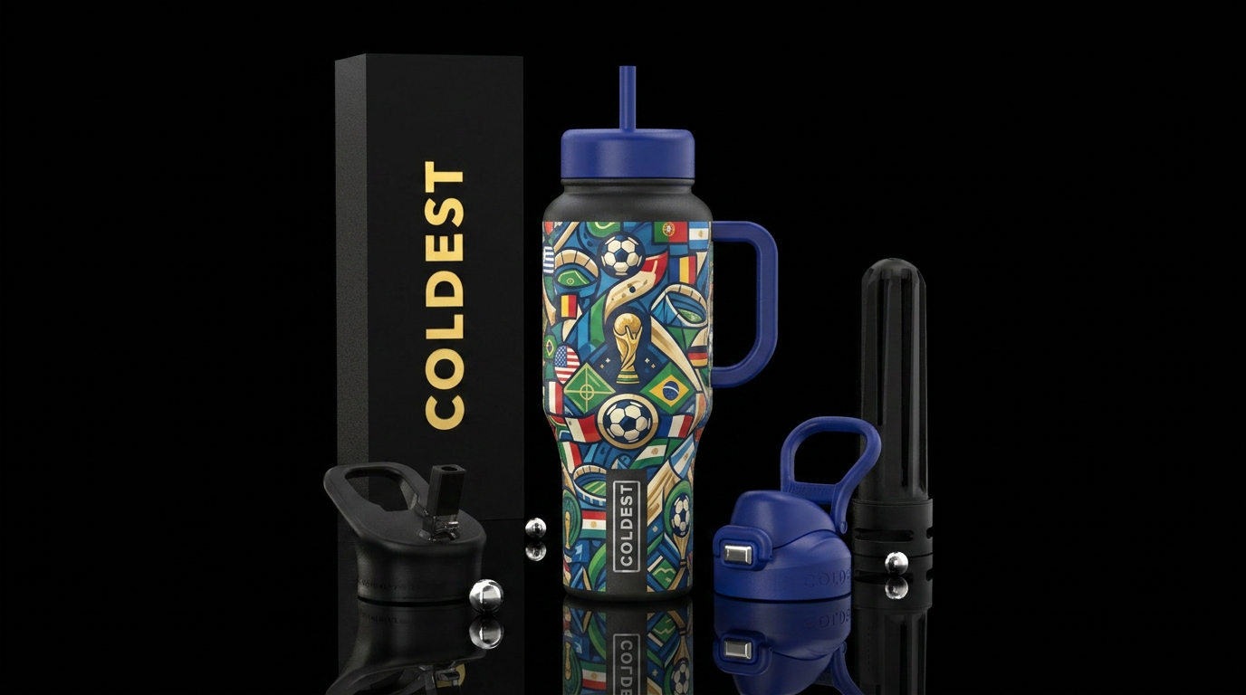 World Cup Soccer water bottle design