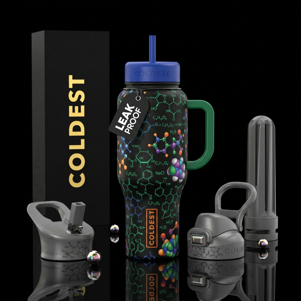 molecular formulas water bottle design