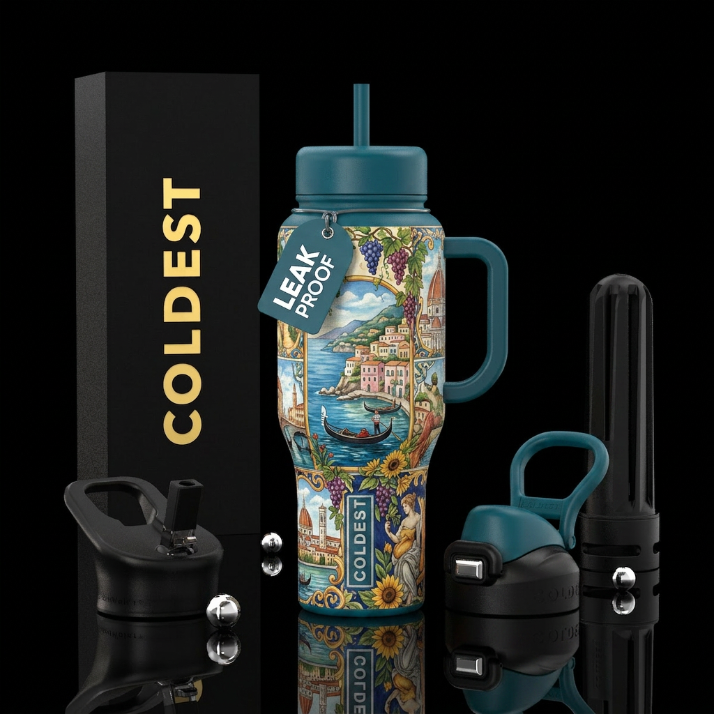 Italy   romantic water bottle design