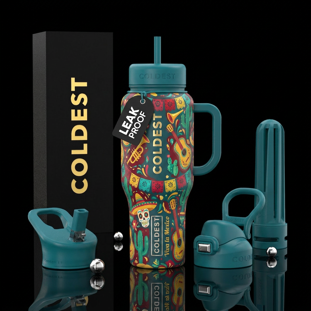 Viva la Mexico water bottle design