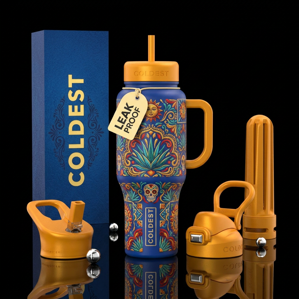 Viva la Mexico water bottle design