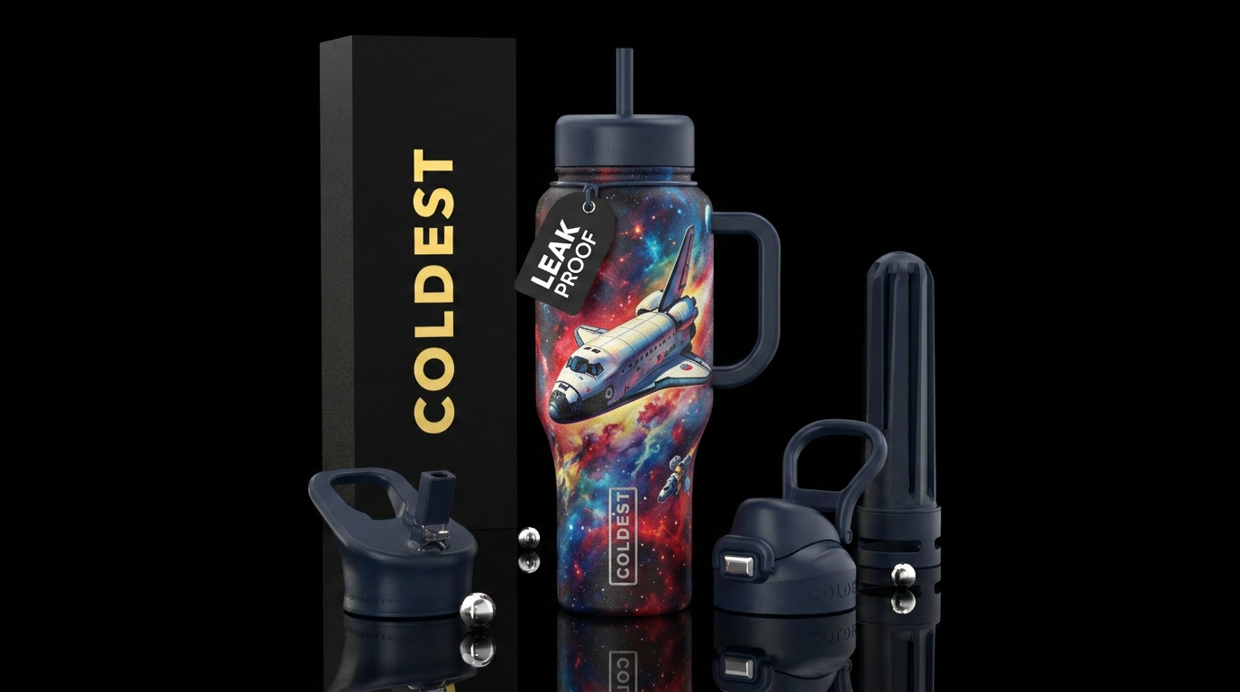 A space shuttle water bottle design
