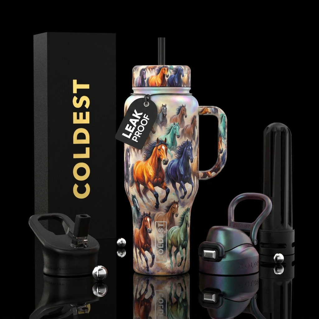 The stampede water bottle design