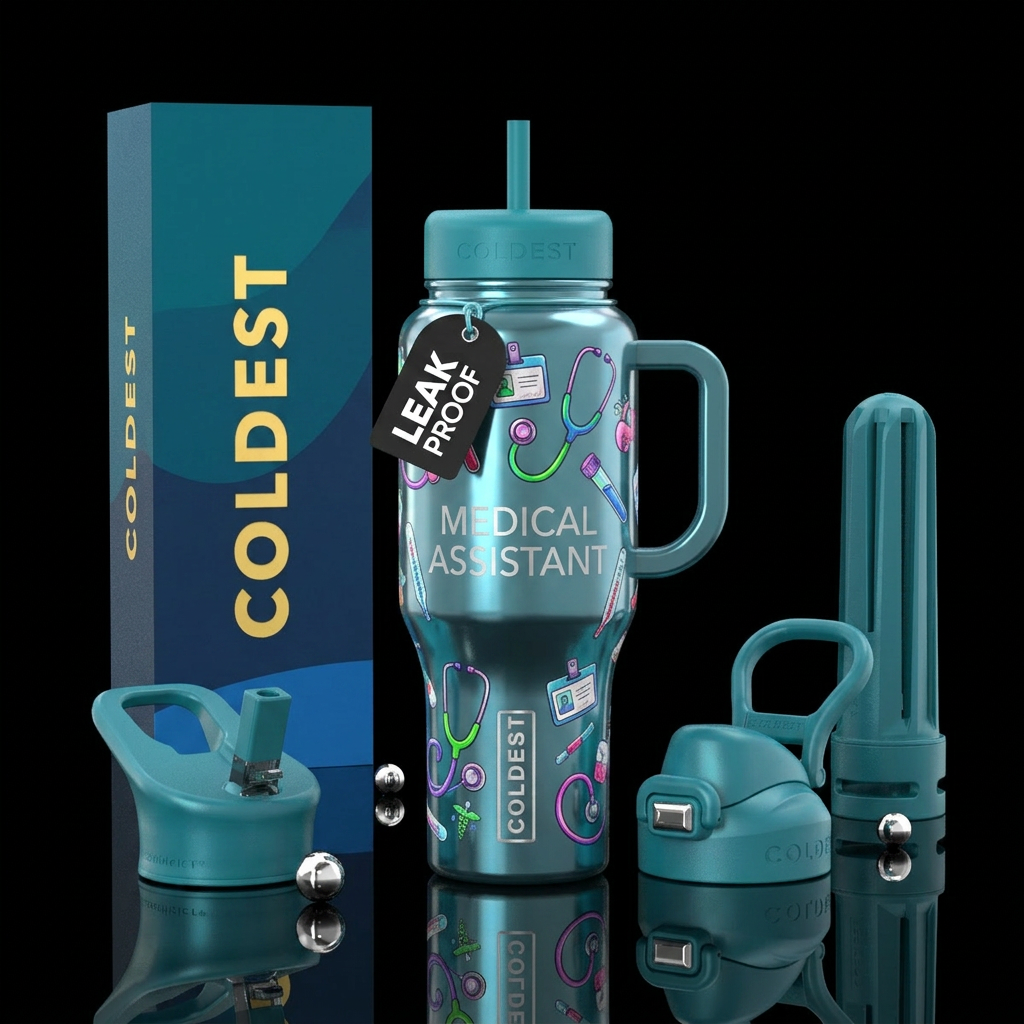 Medical assistant water bottle design