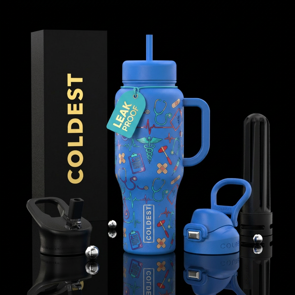 Medical assistant water bottle design