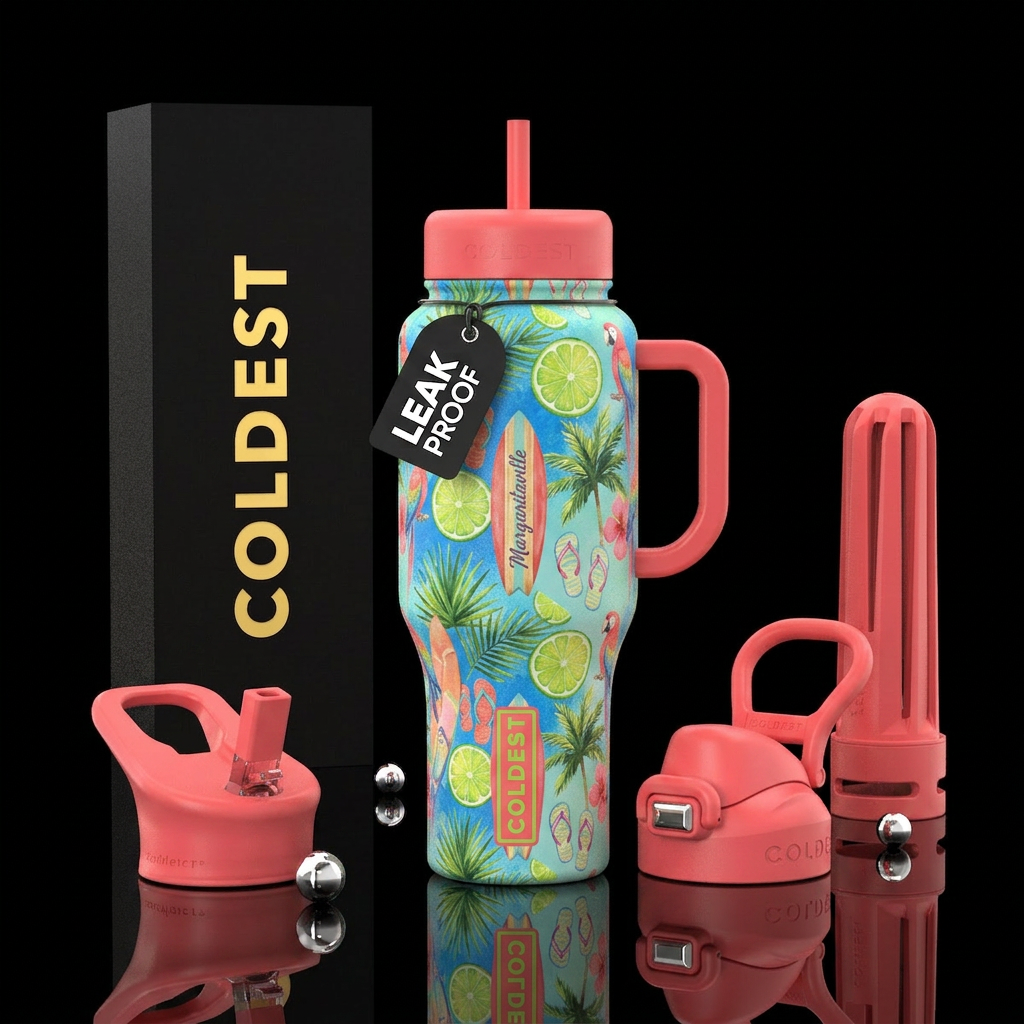margaritaville water bottle design