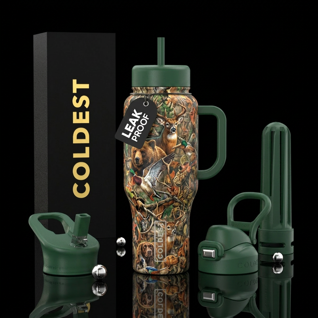 Hunting water bottle design