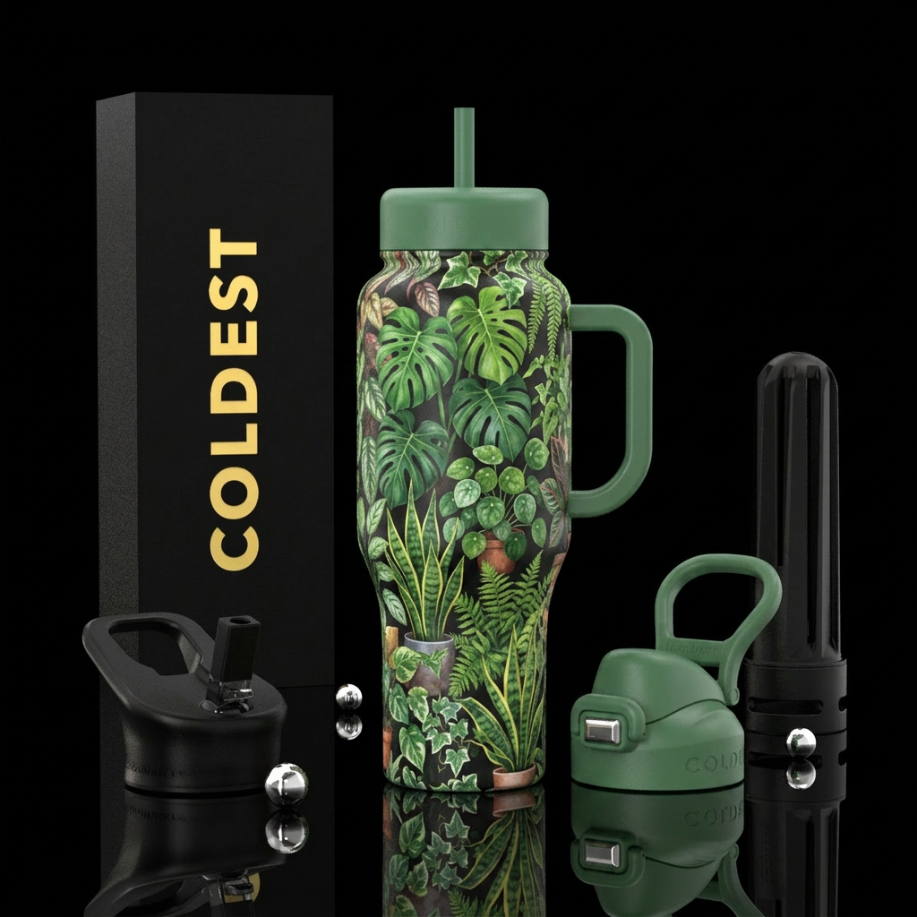 House plants water bottle design