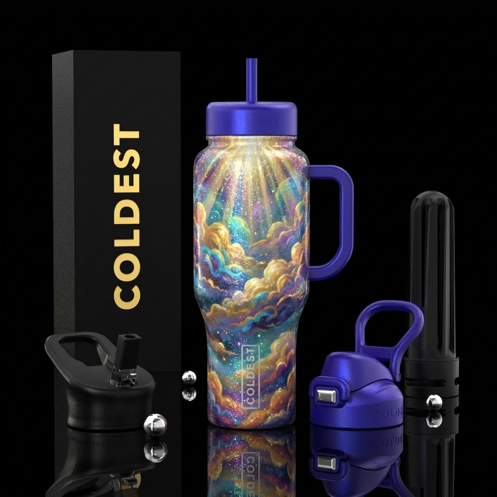 Sun Rays water bottle design