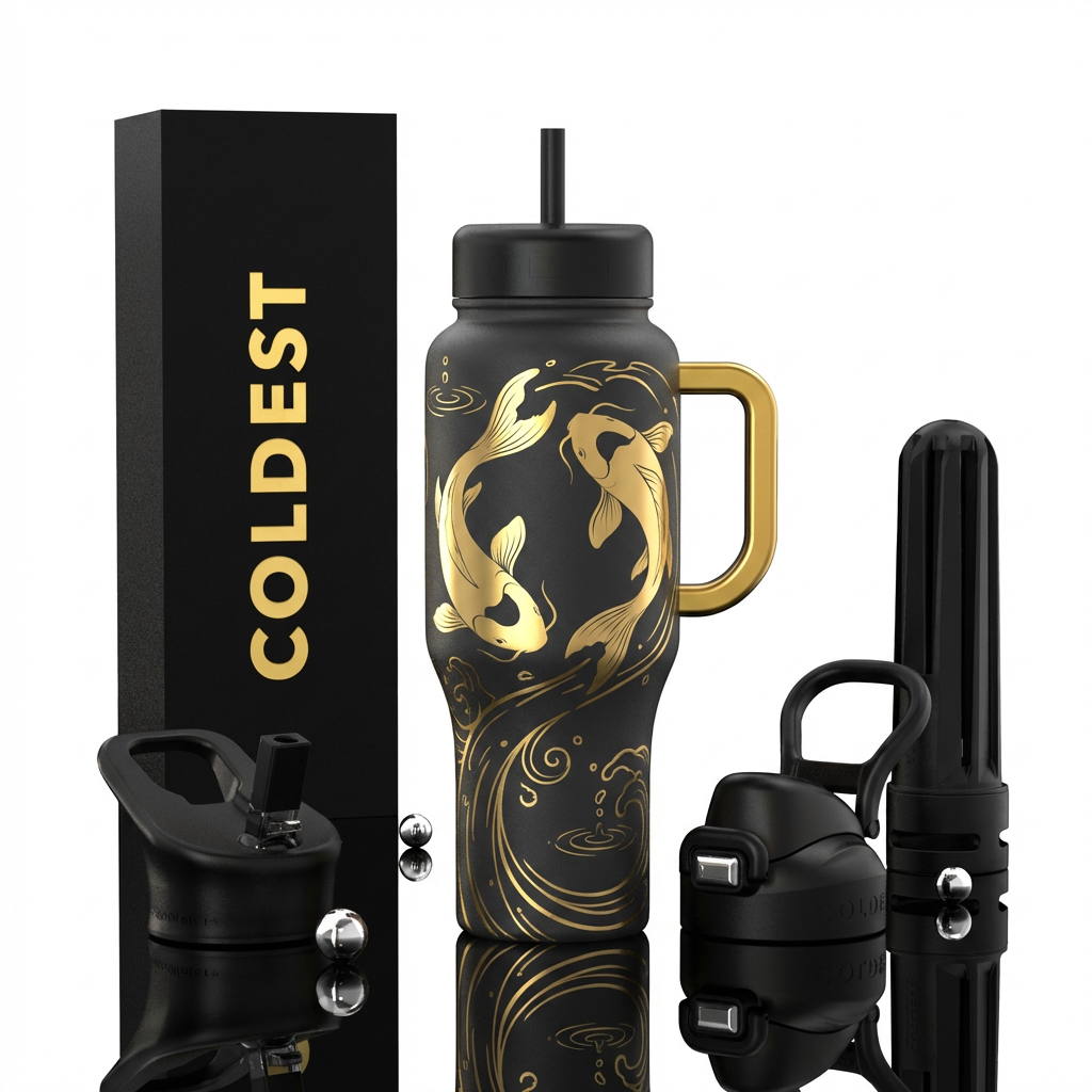 Flows Of Time water bottle design