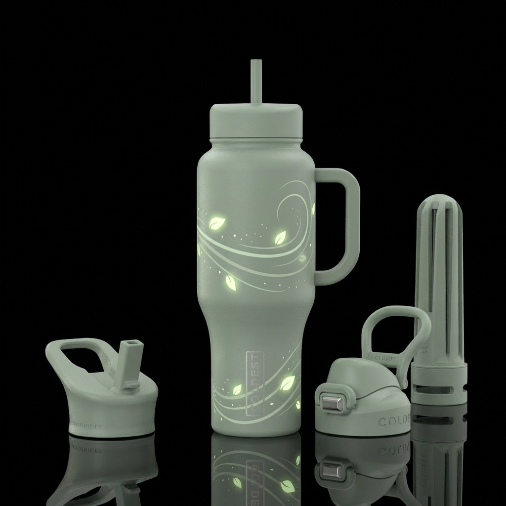 Let it Flow water bottle design
