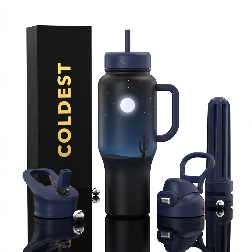 Desert Nights water bottle design