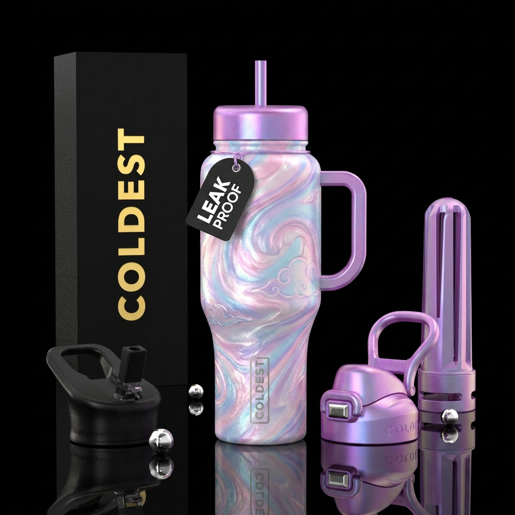 Silky Dreams water bottle design