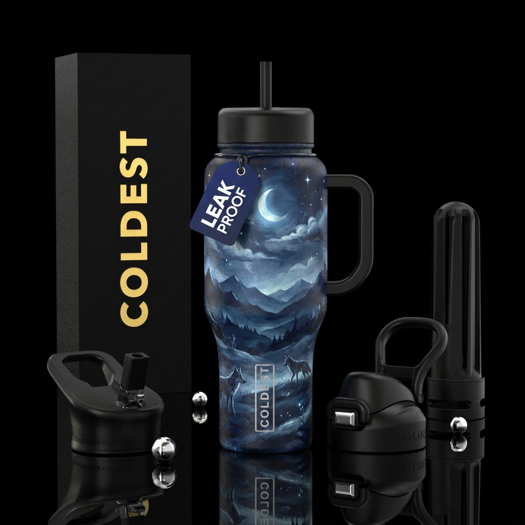 Coyote’s Call water bottle design